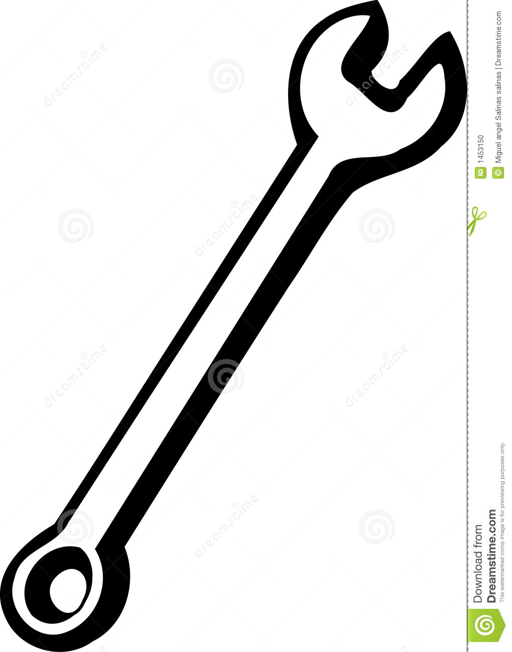 Wrench Clipart Wrench Vector Illustration