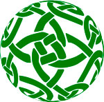 Celtic Knot Circle Design Clip Art