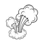 Cloud Burst Clipart And Illustrations