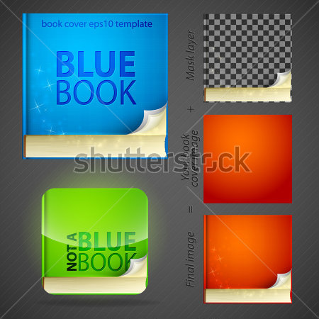 Criar Seu Livro Capa  Cone Emblema Projeto Conjunto Edit Veis Eps10