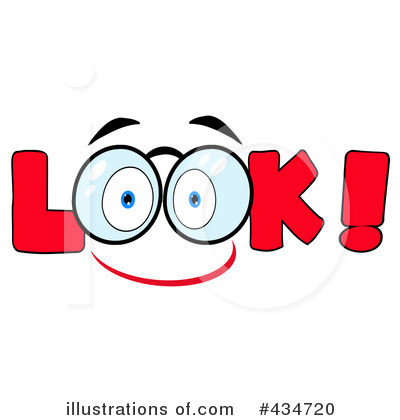 Look Clipart  434720   Illustration By Hit Toon