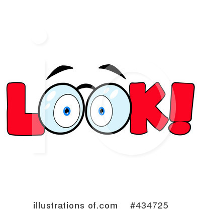 Look Clipart  434725   Illustration By Hit Toon