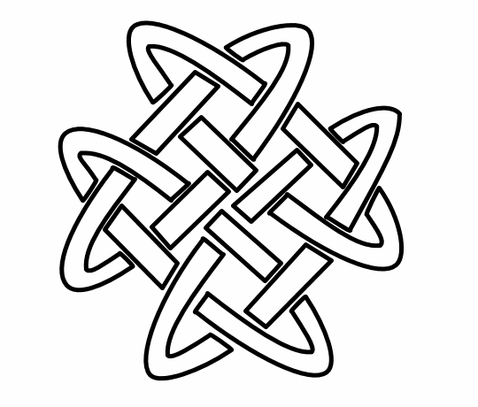 Love Knot Clip Art  This Celtic Knot Appears In The Book Of Kells