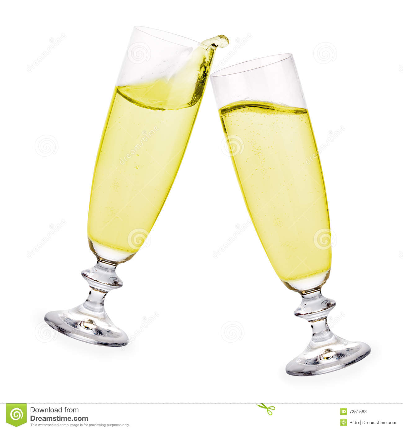 Of Champagne Flutes Making A Toast To Celebrate A Very Special Day