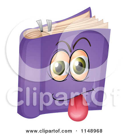 Royalty Free  Rf  Purple Book Clipart   Illustrations  1