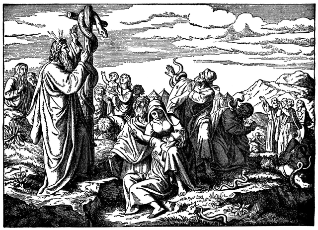 The Brazen Serpent And The Healing Of The Israelites