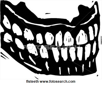 Clipart   False Teeth  Fotosearch   Search Clipart Illustration