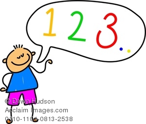 Clipart Image Of A Happy Little Boy Learning To Count   Acclaim Stock    