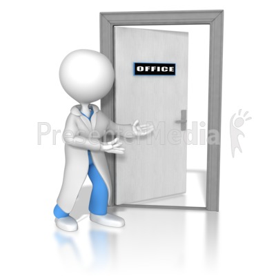 Doctor Opening The Door   Presentation Clipart   Great Clipart For