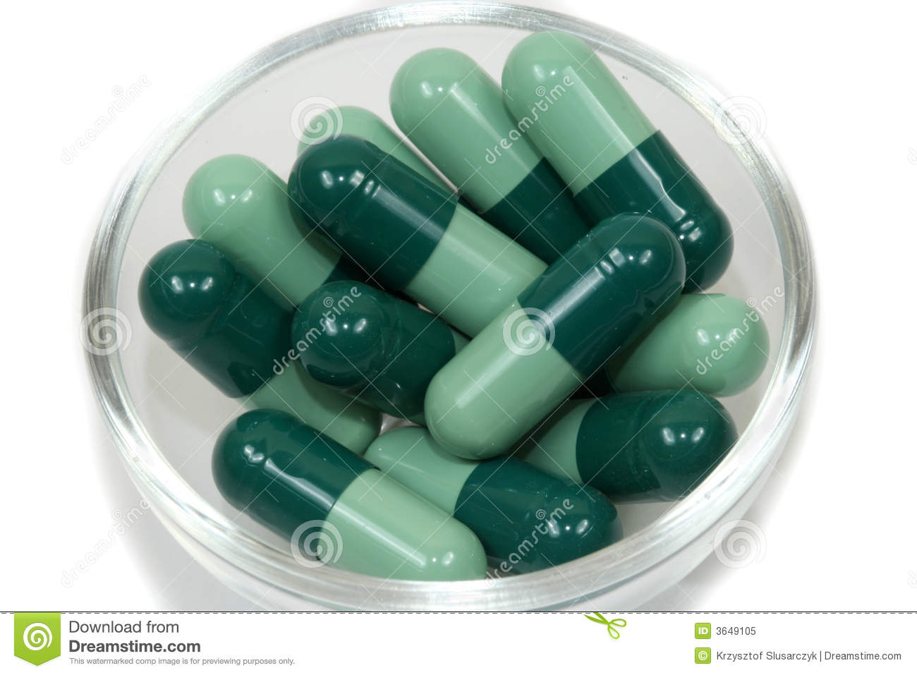 Green Pills Royalty Free Stock Photo   Image  3649105