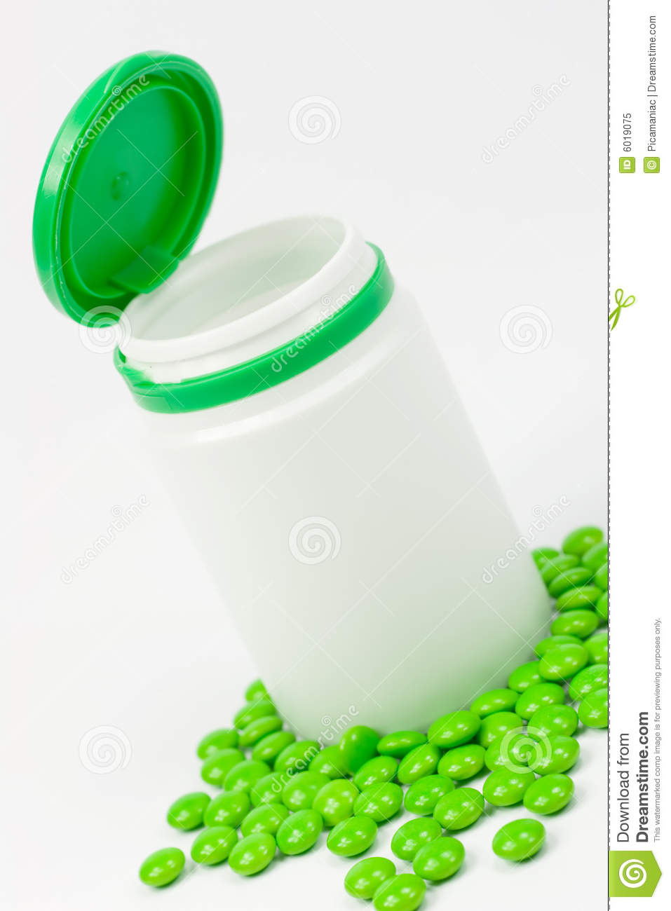 Green Pills Royalty Free Stock Photo   Image  6019075