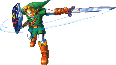 Link Swinging Sword