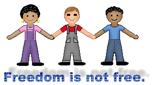 Martin Luther King Jr  Day Clip Art Of A Row Of Three Children    
