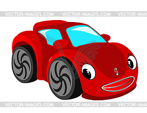 Rotes Auto   Vector Clipart