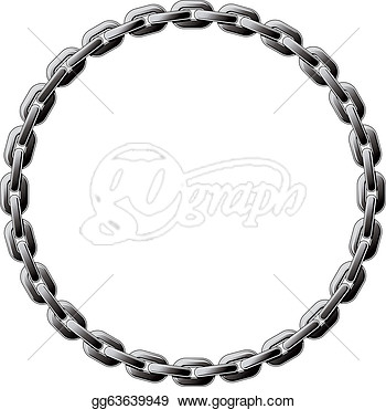 Vector Illustration   Circle Chain  Eps Clipart Gg63639949   Gograph