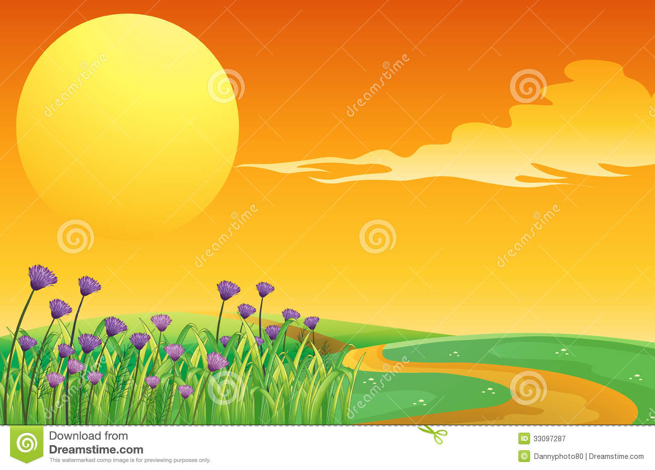 Afternoon Sun Clipart An Afternoon View At The