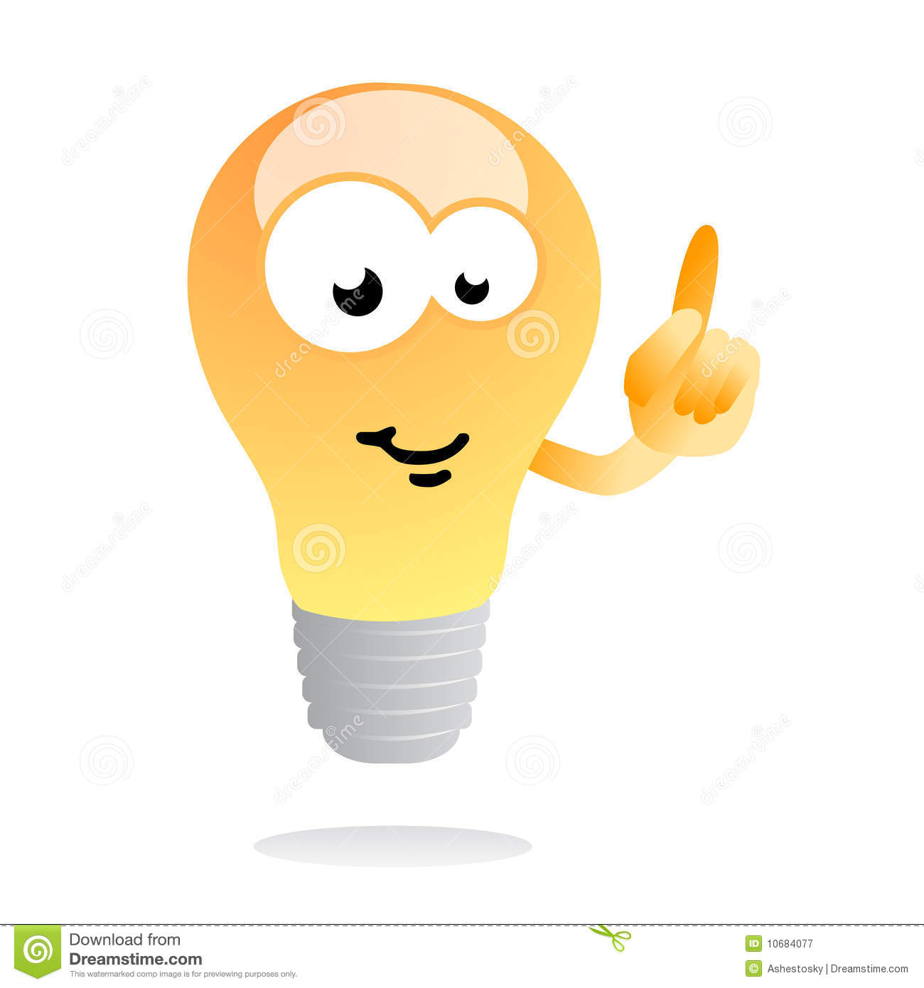 Bright Idea Light Bulb Mascot Royalty Free Stock Photography   Image