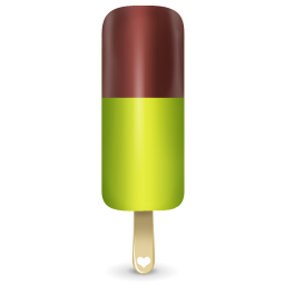 Brown And Green Ice Pop Icon Png Clipart Image   Iconbug Com