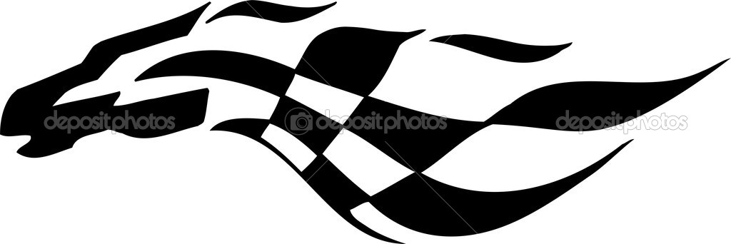 Checkered Flag   Symbol Racing   Stock Illustration