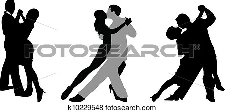 Clip Art   Couples Dancing Tango  Fotosearch   Search Clipart    