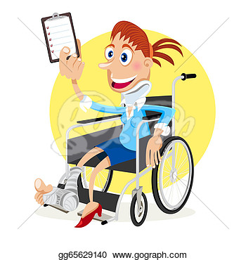 Clip Art   Illustration Of People Got Accident And Claims For Their