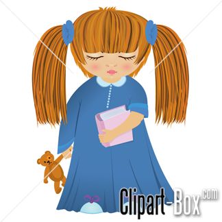 Clipart Sleepy Girl Cartoon   Cliparts   Pinterest
