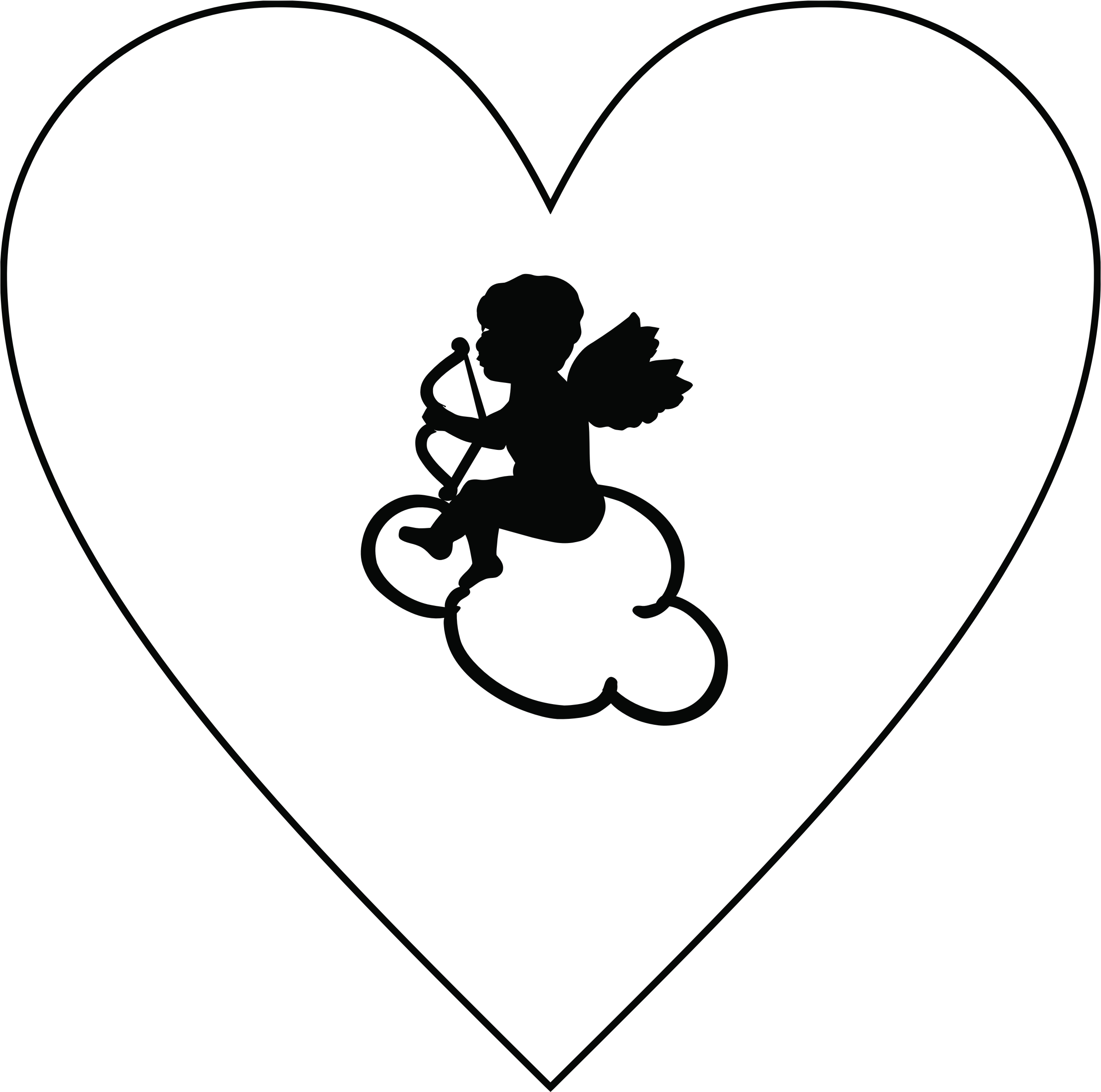 Cupid Heart Cloud By Gdj