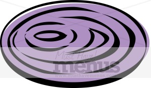 Eps Word Jpg Png Tweet Slice Of Onion Clipart A Red Onion Has Been Cut