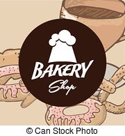 Pastry Shop Vector Clipart Illustrations  1263 Pastry Shop Clip Art
