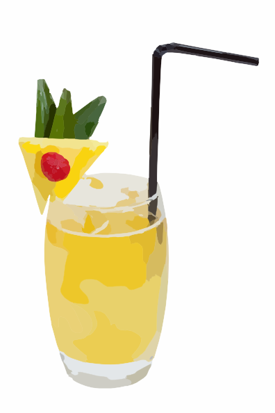 Pineapple Cocktail Clip Art At Clker Com   Vector Clip Art Online