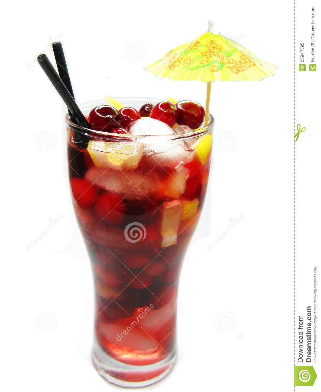 Punch Cocktail Drink With Fruit Royalty Free Stock Photo   Image