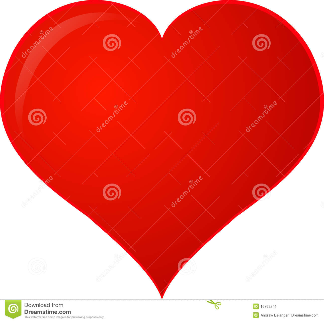 Stock Image  Red Clipart Heart