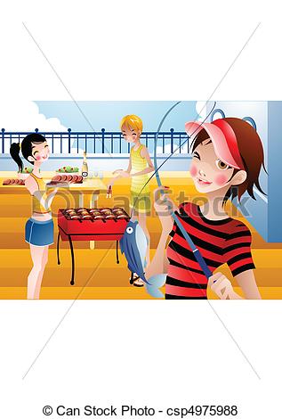 Vector   Party Pleasure Happy Time   Stock Illustration Royalty