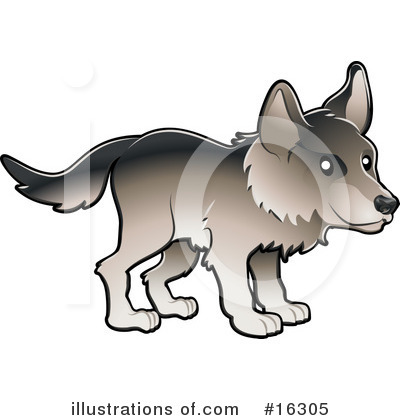 Wolf Clipart  16305 By Geo Images   Royalty Free  Rf  Stock