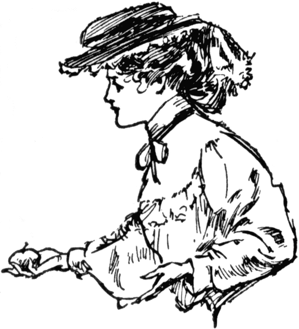 Woman In A Fancy Hat Clipart Etc   Hd