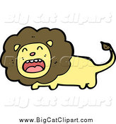 Yellow Lion Male Lion Thinking About Love Black And White Happy Lion    