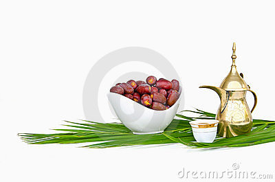 Arabic Coffee Pot With Date Fruits Stock Photography   Image  20366272