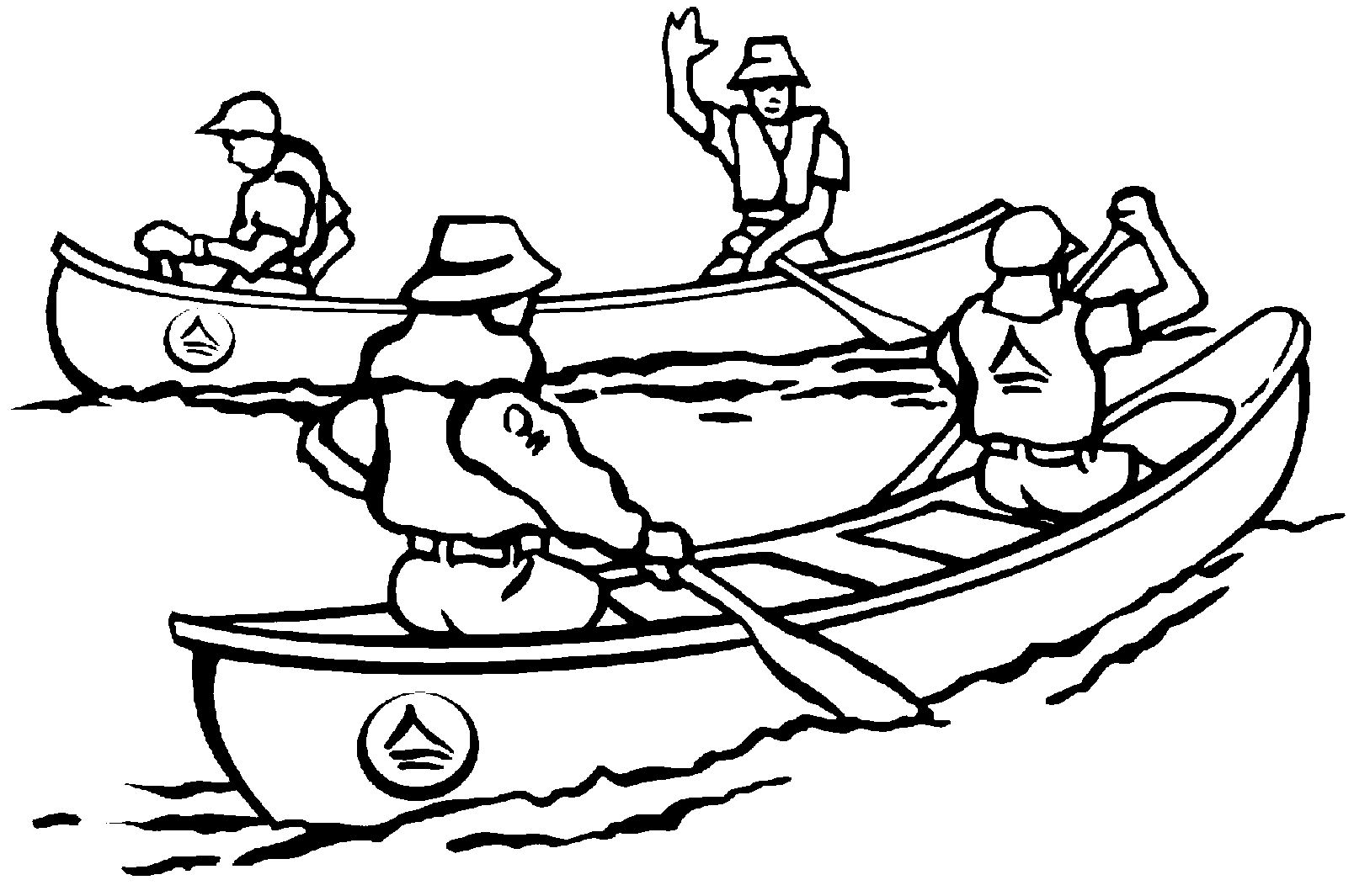 Canoeing Coloring Pages 15   Canoeing   Kids Printables Coloring Pages