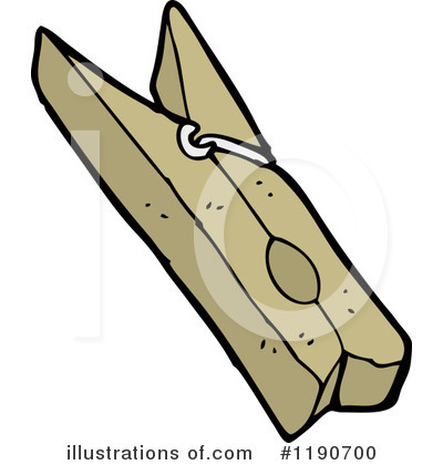 Clothespin Clipart  1190700 By Lineartestpilot   Royalty Free  Rf    