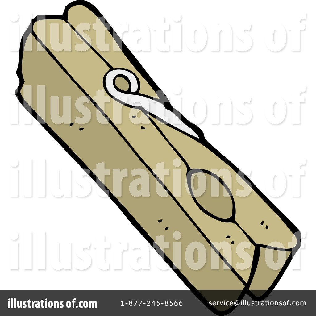 Clothespin Clipart  1190702 By Lineartestpilot   Royalty Free  Rf    