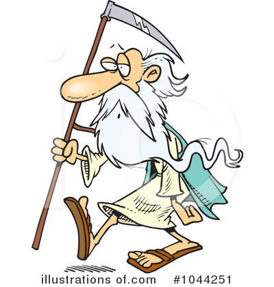 Father Time Clipart  1044251 By Ron Leishman   Royalty Free  Rf  Stock