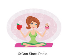 Food Choice Vector Clipart And Illustrations