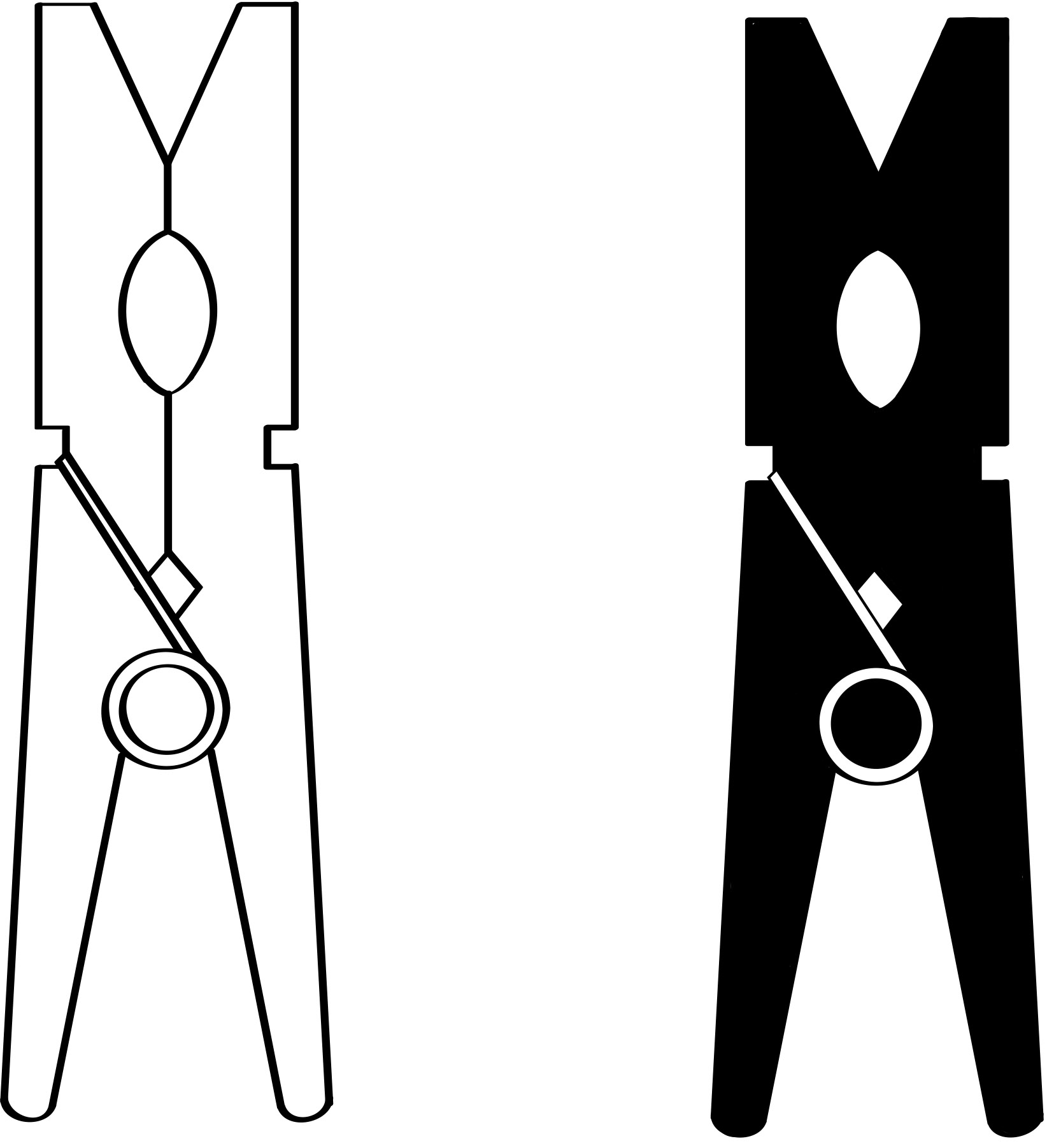 For Clothespin Clipart
