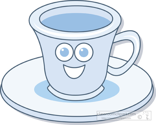Kitchen   Coffee Cup Cartoon Character   Classroom Clipart