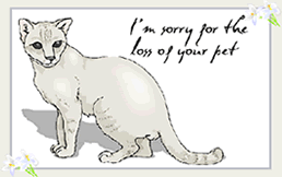 Pet Sympathy Pet Loss Card10 Gif