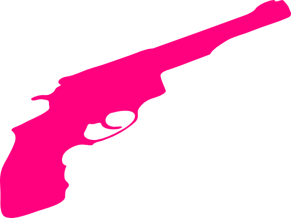Pink Revolver Clip Art