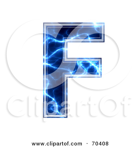 Royalty Free Rf Blue Electric Symbol Clipart Illustration 70429 By