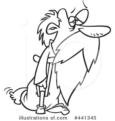 Royalty Free  Rf  Father Time Clipart Illustration By Ron Leishman