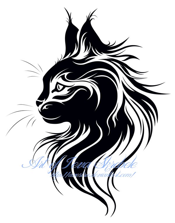 Tribal Wolf Clipart