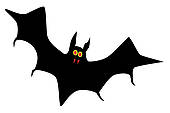 Bat Vampire Vector Silhouettes Stock Illustrations   Gograph